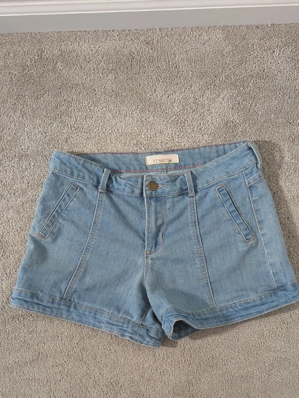 Denim Light Blue Jean Shorts